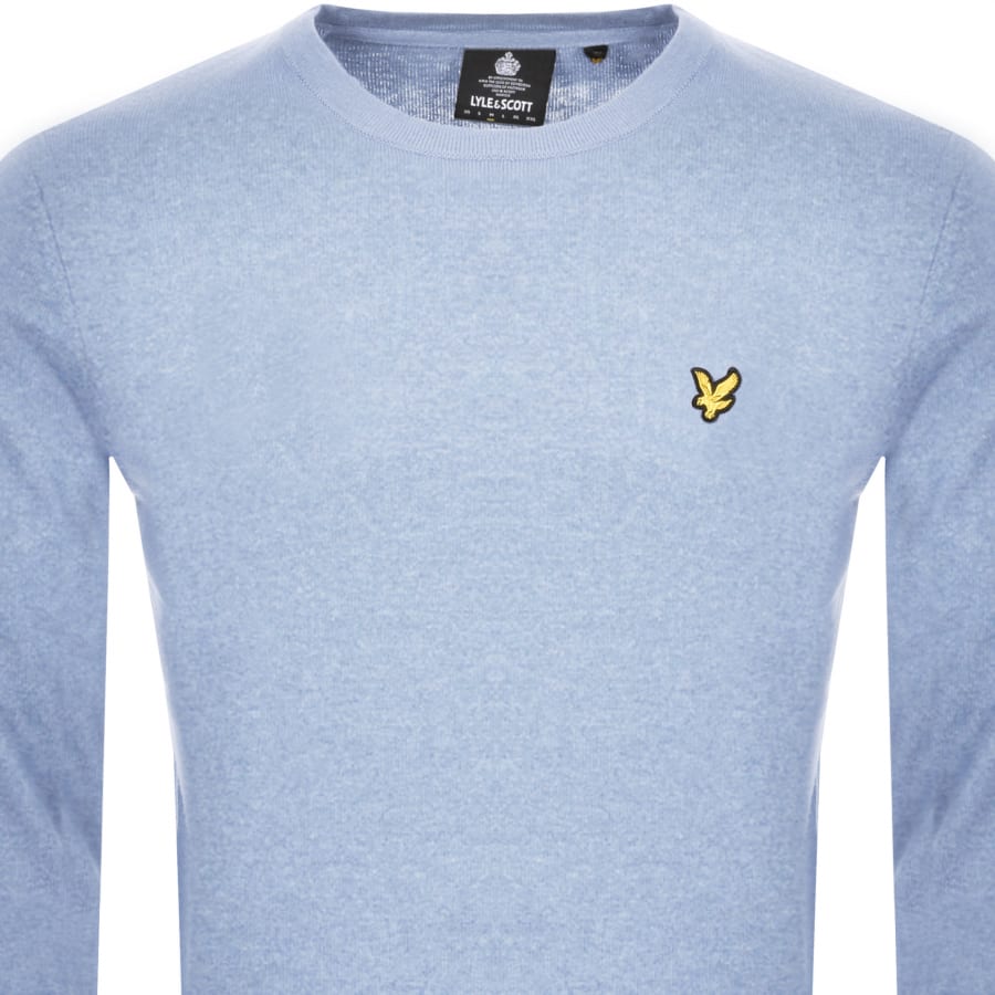 Alternative Image for ProductLyle And Scott Crew Neck Knit Jumper Blue2